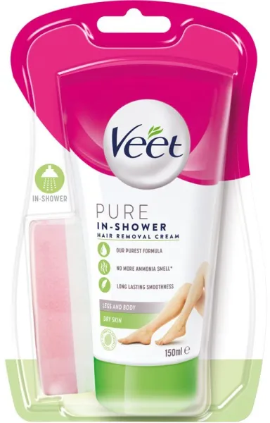 Veet In Shower Hair Removal Cream 150 ml - Torr hud